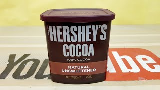 Hersheys Cocoa Chocolate Powder Unwrapped hershey chocolate cocoa [upl. by Ney703]