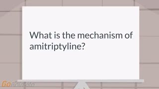 What is the mechanism of amitriptyline [upl. by Blanchette81]