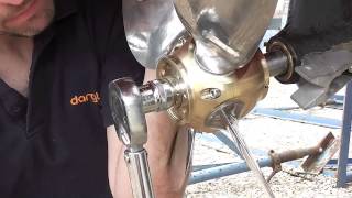 Fitting a FeatherStream shaftdrive propeller [upl. by Zucker]