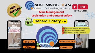 General Safety L4 I DGMS I MMR I CMR 2024 [upl. by Oad537]