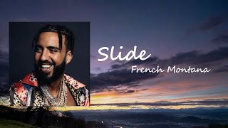 French Montana  Slide ft Blueface Lil Tjay Lyrics [upl. by Akialam]