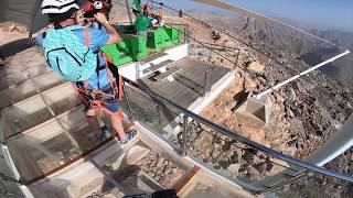 Worlds Longest Zipline Ride Jebel Jais UAE  Full GoPro Video [upl. by Hazem909]