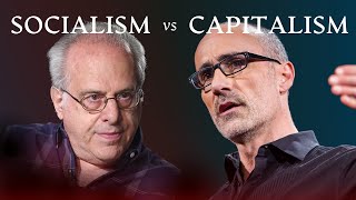 Socialism or Capitalism Arthur Brooks and Richard Wolff Debate [upl. by Nnaynaffit]