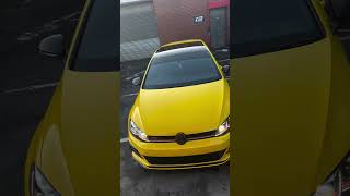 Yellow GTI TCR x777tcr golfgti vwgolf golf7 [upl. by Costello]