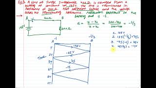 7 Example 1 based on Bewley Lattice diagramMP [upl. by Ynned]