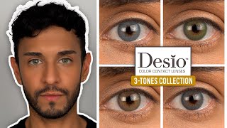 Desio Attitude 3Tones Collection  Contact Lens Review [upl. by Eetnahc]