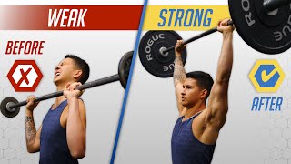 How To Get A Stronger Overhead Press FIX THIS [upl. by Aralk]