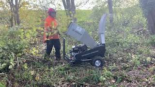 Jansen GTS 1500e wood chipper [upl. by Mosra]