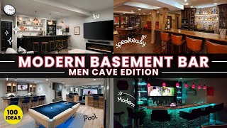 100 Cool Basement Bar Design Ideas that Are Man Cave [upl. by Notnroht423]