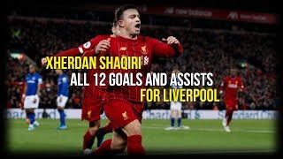 Xherdan Shaqiri  All 12 Goals and Assists for Liverpool [upl. by Iago321]