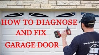 How To Diagnose And Fix Garage Door Problem [upl. by Lsil]