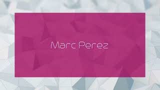 Marc Perez  appearance [upl. by Fawna934]