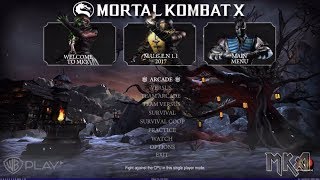 Mortal Kombat X Screenpack MUGEN 11 by Maxi Mugen with download link [upl. by Anerac]