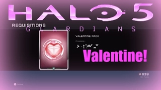 Valentines Day REQ pack Opening Halo 5 [upl. by Brynne]