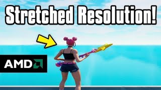 OG Stretched Resolution in Fortnite chapter 5 season 3 AMD Only [upl. by Strickler]