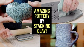 Create Amazing Pottery Stacking Clay  The MAKUME GANE Way [upl. by Heisser218]