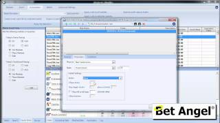 Betfair trading  Automation  Creating a basic rule on Bet Angel [upl. by Sucramrej307]