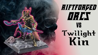 quotᴛʜᴇ ᴠᴏɪᴅ ꜱᴛᴀʀᴇꜱ ʙᴀᴄᴋquot Kings of War Riftforged Orcs vs Twilight Kin  Battle Report 044 [upl. by Yewed]