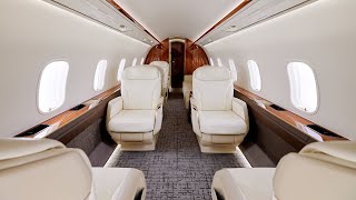 Challenger 3500 Aircraft Interior Walkthrough [upl. by Akihsan]