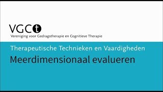 Therapeutische technieken en vaardigheden – Meerdimensionaal evalueren [upl. by Chevy515]