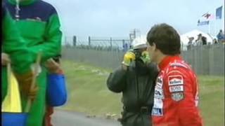 1992 MagnyCours Schumacher Senna accident [upl. by Lanny546]