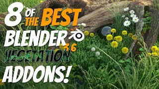 Vegetation addon tutorial Asset Browser amp GeoScatter Biomes for Blender [upl. by Ayekahs]