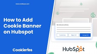 How to add cookie consent banner on HubSpot  CookieYes [upl. by Lotti]