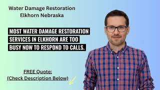 Water Damage Restoration Elkhorn Nebraska [upl. by Yelssew987]