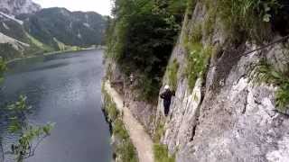 Laserer Alpin Klettersteig am Gosausee [upl. by Yleik]