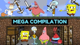 Minecraft Speedrunner VS 3 Hunters Mega Compilation [upl. by Tomasz]