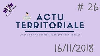 ACTU TERRITORIALE 26  16112018 [upl. by Hummel]