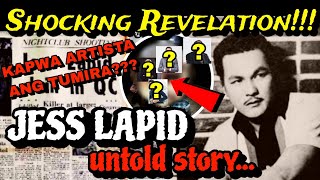 JESS LAPID  SHOCKING TRUTH revealed the UNTOLD story  KAYAMANAN tv [upl. by Kristos]