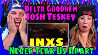 reaction to Delta Goodrem amp Josh Teskey  INXS Never Tear Us Apart The Sound THE WOLF HUNTERZ [upl. by Wachter914]