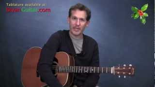 How to Play quotSilent Nightquot on Guitar by Bryan Sutton [upl. by Lodge]