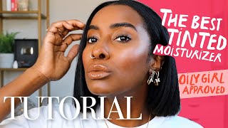 The Best Damn Tinted Moisturizer  Microbladed Brow Update [upl. by Bonne608]