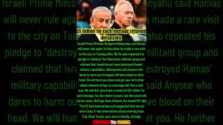 5 Million For Each Hostage Returned Netanyahu news breakingnews israel shorts [upl. by Mariette86]