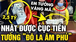 Nhặt được cọc tiền HƠN 100K ĐÔ người phụ nữ nhặt ve chai tưởng TIỀN ÂM PHỦ  Tin 3 Phút [upl. by Anderer]