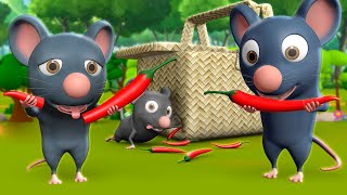 Chuhe Ke Muh Mirchi 3D Animated Hindi Stories for Kids चूहे के मूह मिर्ची कहानी Moral Stories Tales [upl. by Averell]