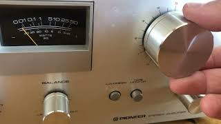 Vintage Pioneer Stereo Amplifier SA506 Vintage HiFi FunwithVintageHiFi [upl. by Natalee]