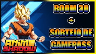 ROOM 30  Sorteio de GAMEPASS  trial e dungeon  UPDATE 4 DO ANIME SHADOW 🔴 Ao Vivo 🔴 [upl. by Marilla]