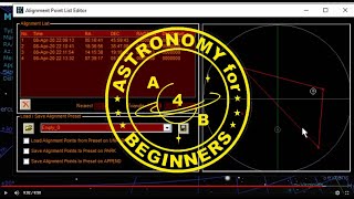 Stellarium How to Star Align with EQMOD Alignment Tool [upl. by Yrrac]