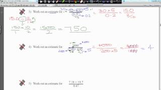 clip101 Grade C GCSE MATHSWATCH CD Estimating Answers ALL [upl. by Osana829]