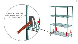 Assembly  Super Erecta Shelving Kit [upl. by Atinel]