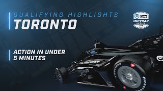 QUALIFYING HIGHLIGHTS  2022 HONDA INDY TORONTO [upl. by Ettena]