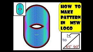 How to make a Pattern in MSW LogoLOGO command for Cylinder PatternMSW logo command for class 4amp5 [upl. by Melleta943]