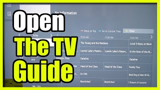 How to open your TV Guide on your LG TV Easy Tutorial [upl. by Ahar]