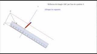 SSFmath réflexion selon un axe de symétrie [upl. by Ellehcram568]