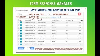 Form Response Manager is a new unique feature [upl. by Ecarg220]