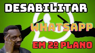 Como desabilitar WhatsApp Desktop em segundo plano [upl. by Olnee421]