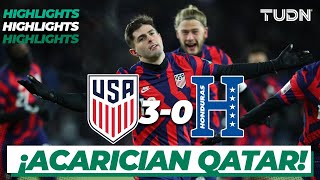 HIGHLIGHTS  Estados Unidos 30 Honduras ELIMINATORIA Qatar 2022  TUDN [upl. by Suiram]